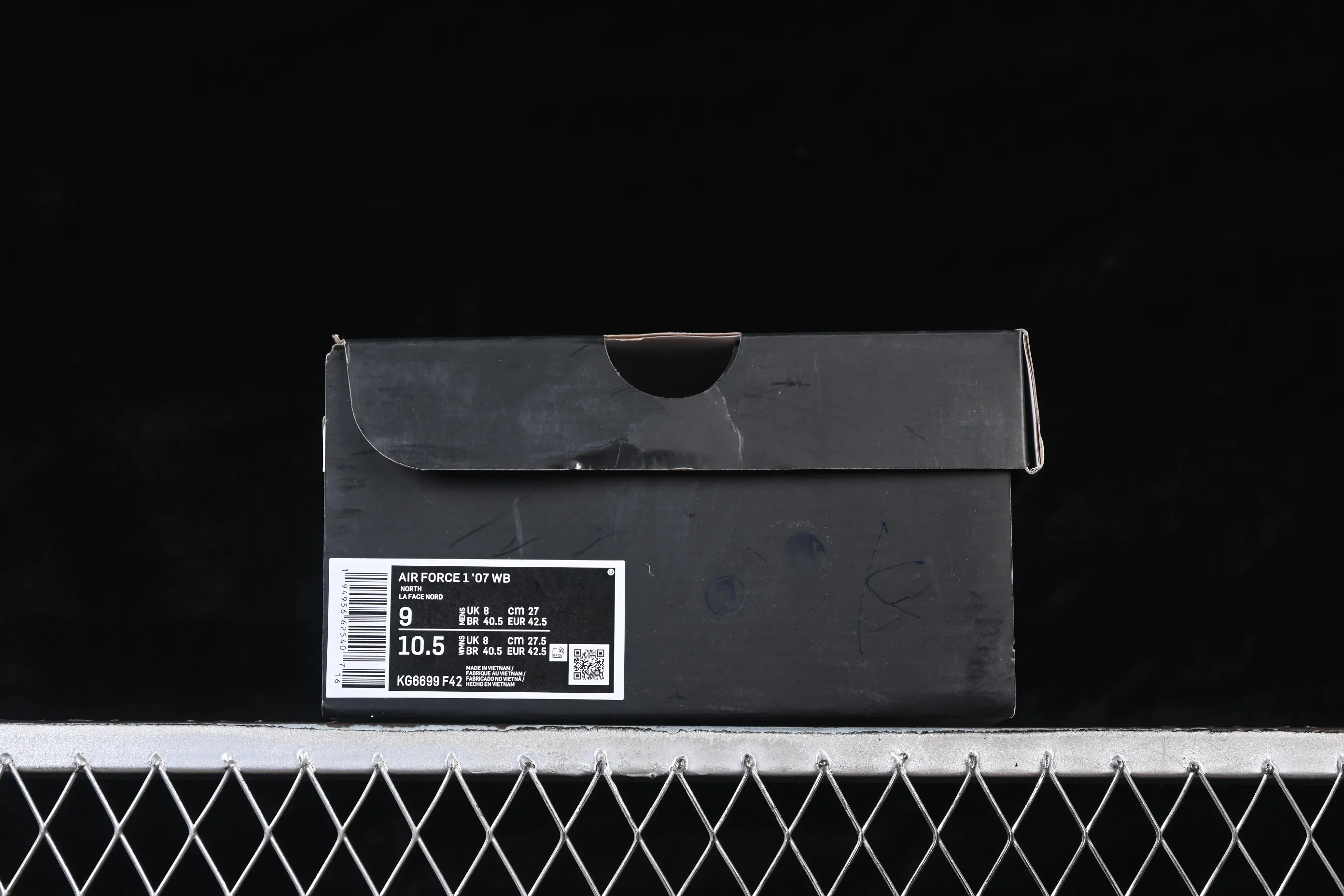 All categories Nk Air Force 1 Air Force series Nk Air Force 1 Low Air Force low-top Nike Air Force 1'07 Low Black and white red contrast Air Force 1 low-top casual sneakers KG6699-F42